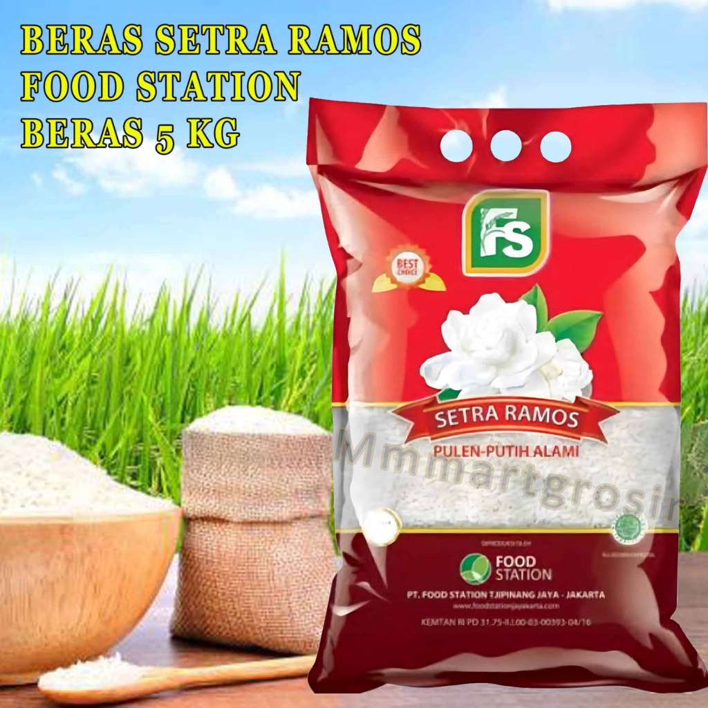 

BERAS SETRA RAMOS/ FOOD STATION/ BERAS 5 KG