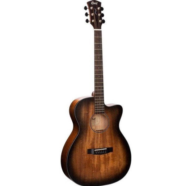 Gitar Akustik Elektrik Cort Core OC AMH OPBB Mahogany Open Pore Black Burst Original