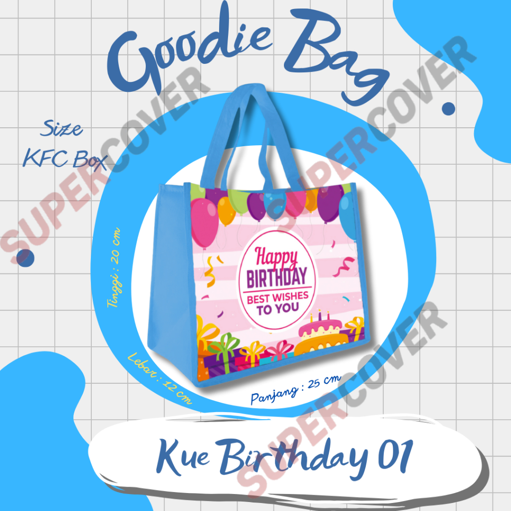 

Goodie Bag Birthday 01 Warna Biru Muda Untuk Acara Ulang Tahun