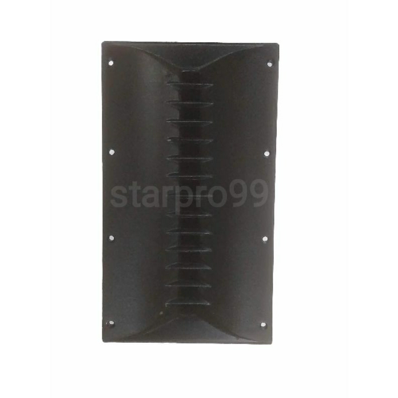 Horn Tweeter Harmonika single untuk 12 inch ukuran 18,5 X 32 cm bahan cor diral aluminium