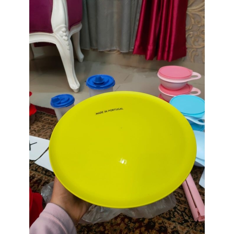 1 paket dapat 2 pcs Tupperware Original Promo Set Bowl Made In Portugal ORI Mangkok Tutup Hijau