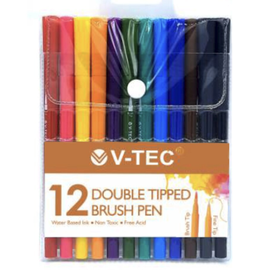 

V-TEC BRUSH PEN 12 WARNA DBP-1112