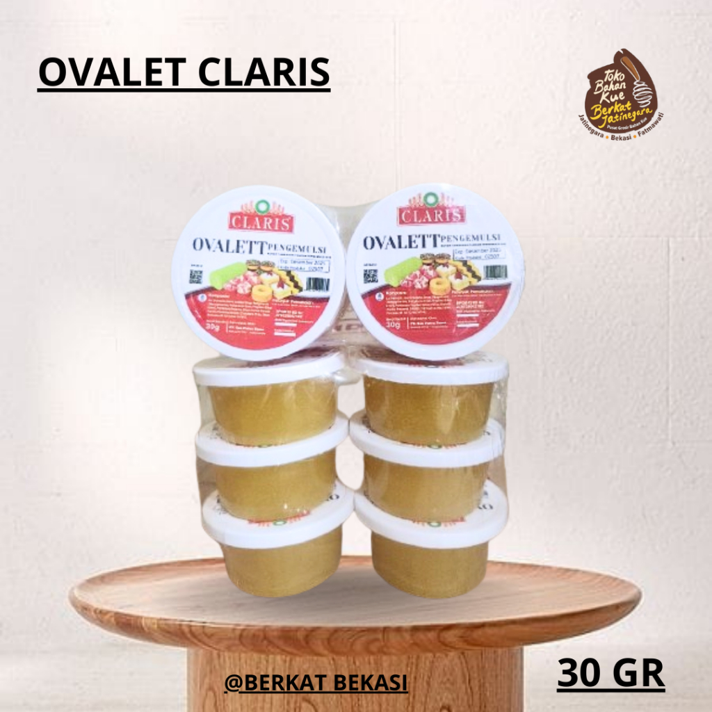 

OVALLET CLARIS 30 GR / CLARIS / PCS / OVALLET