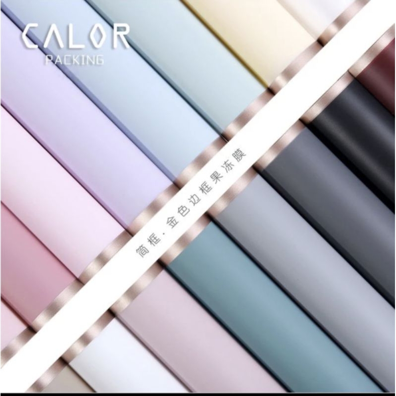 

flower wrapping kertas buket GOLDLINE