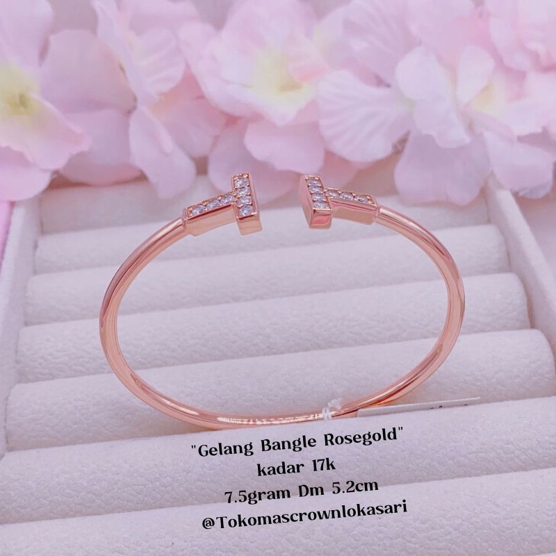 GELANG TANGAN 7.5GRAM MODEL FASHION EMAS ASLI 17K