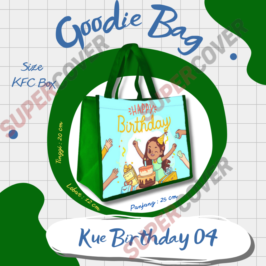 

Goodie Bag Birthday 04 Warna Hijau Tua Untuk Acara Ulang Tahun