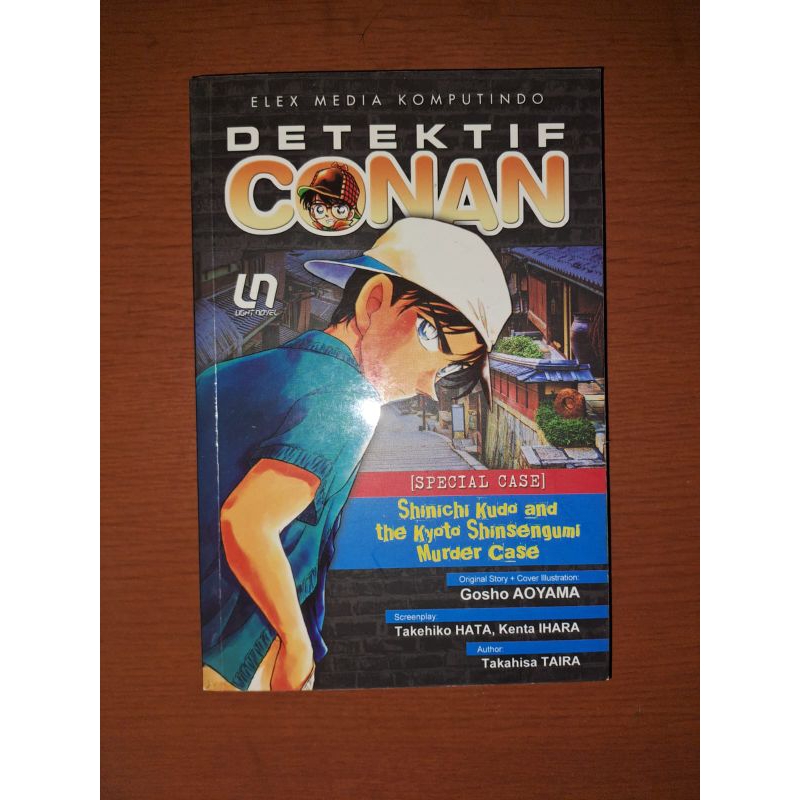 BOOKED Light novel detektif conan (shinichi kudo and the kyoto shinsengumi murder case)