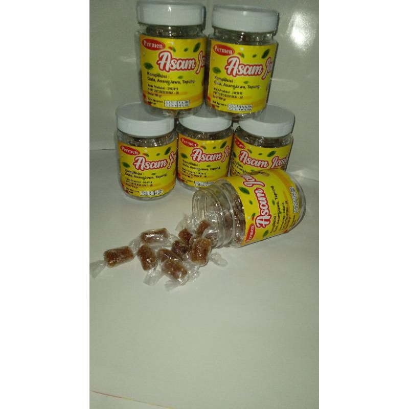 

Permen asam jawa kemasan botol ekonomis 100gr