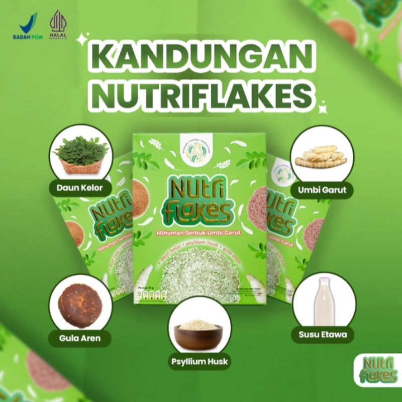 

HARGA TERMURAH!!! Nutriflakes Sereal Umbi Garut Solusi Penderita Asam Lambung Maag Kronis Gerd.