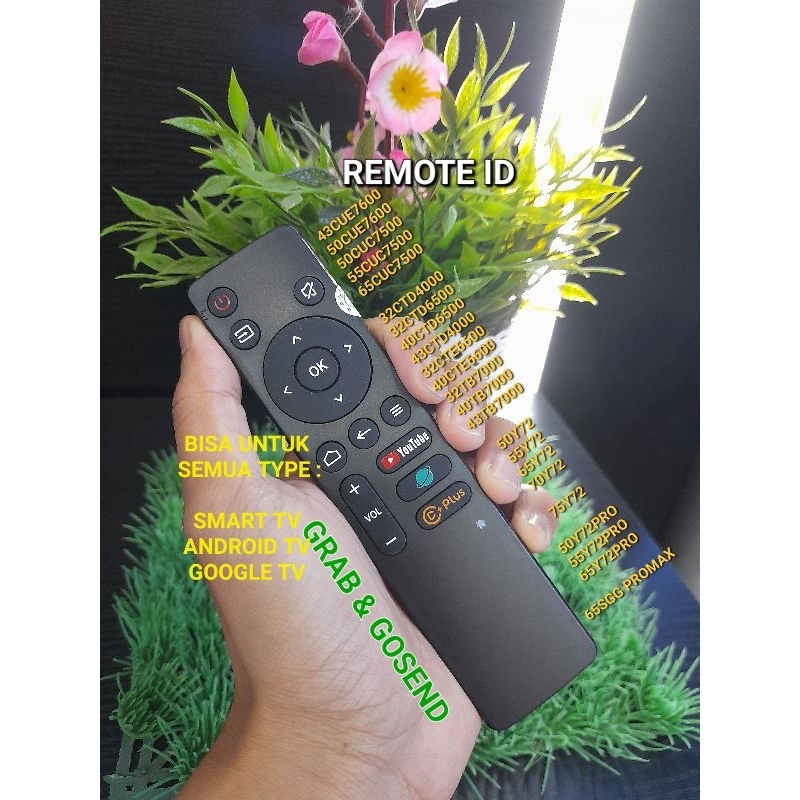 Remote tv Coocaa Smart tv Android tv Google tv Coocaa