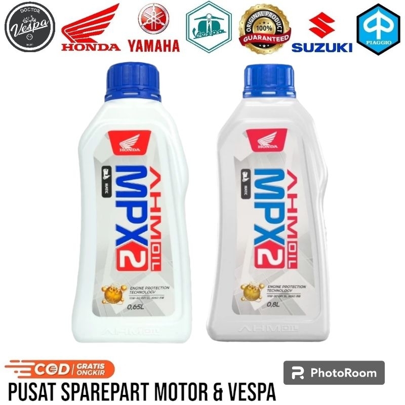 (ORIGINAL) Oli Honda MPX2 Matic 10W-30 - Oli Mesin Motor Matic