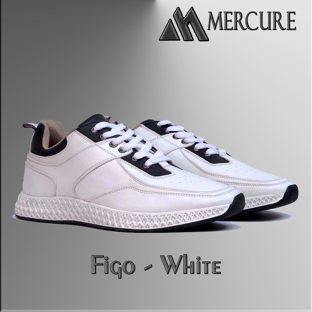 Big Size 44 45 46 47 48 49 50 51 52 Mercure Figo Sepatu Putih Olahraga Ukuran Besar Jumbo Running Sn