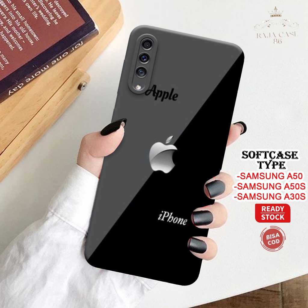 Case Samsung A50 / A50s / A30s - Rajacase - Casing Hp Samsung A50 A50s A30s - Motif case LOGO IP - P