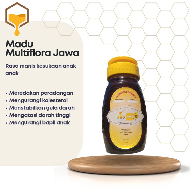 

Madu Murni Multiflora Jawa Garansi 100% - Ukuran 150gr