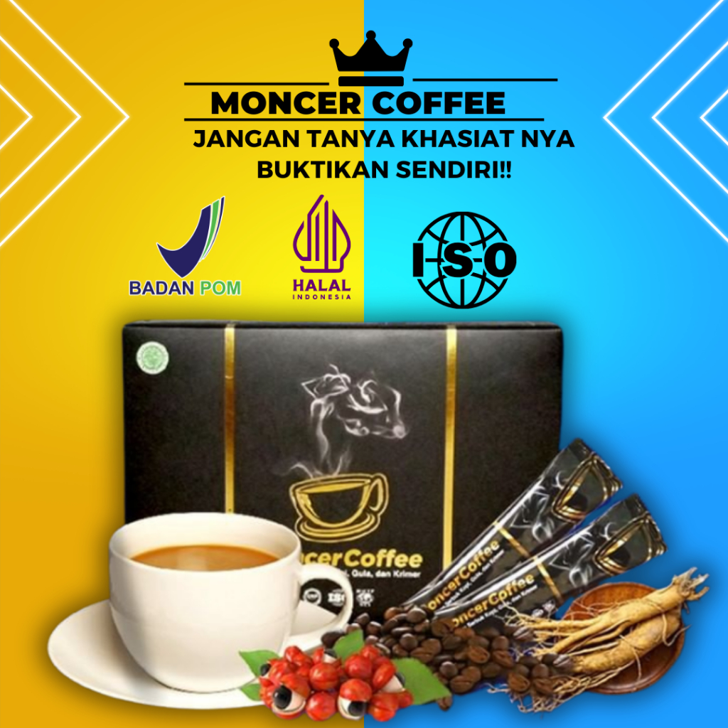 

Monceer cofee Kopi Herbal Stamina pria Minuman Kesehatan Original