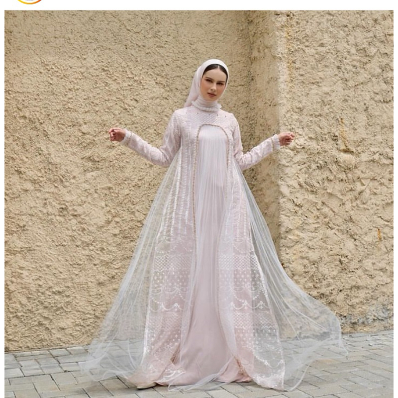 SYAZA LUXURY DRESS BROKEN WHITE  by Javina official