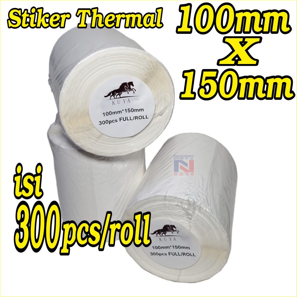 

Mi STIKER THERMAL / STIKER LABEL RESI Murah 100 x 150 x 300pcs Harga 1 pcs