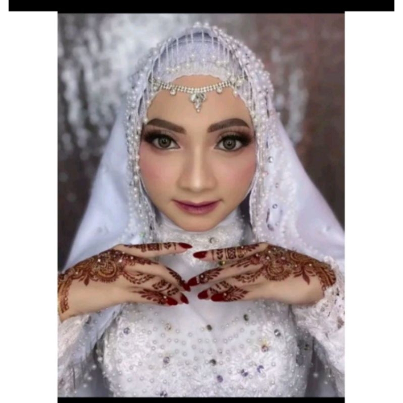 Kerudung pengantin koto gadang-selendang koto gadang-selendang pengantin