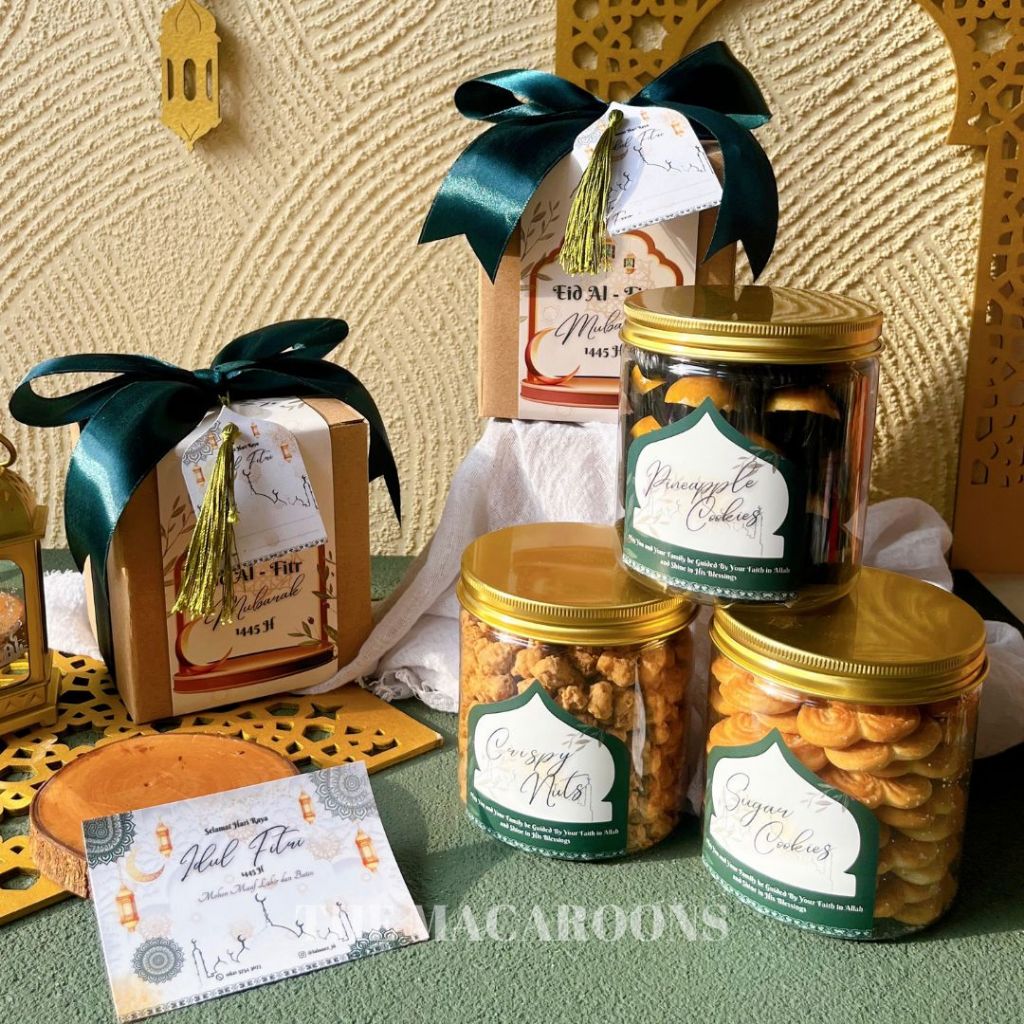 

Hampers Kue Kering Lebaran Isi 1 Jar - Ramadhan Hampers Murah - Paket Nastar Cookies Lebaran