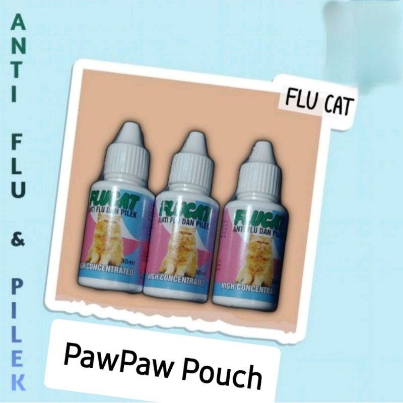 FLUCAT KUCING 30ml / OBAT FLU & BATUK KUCING