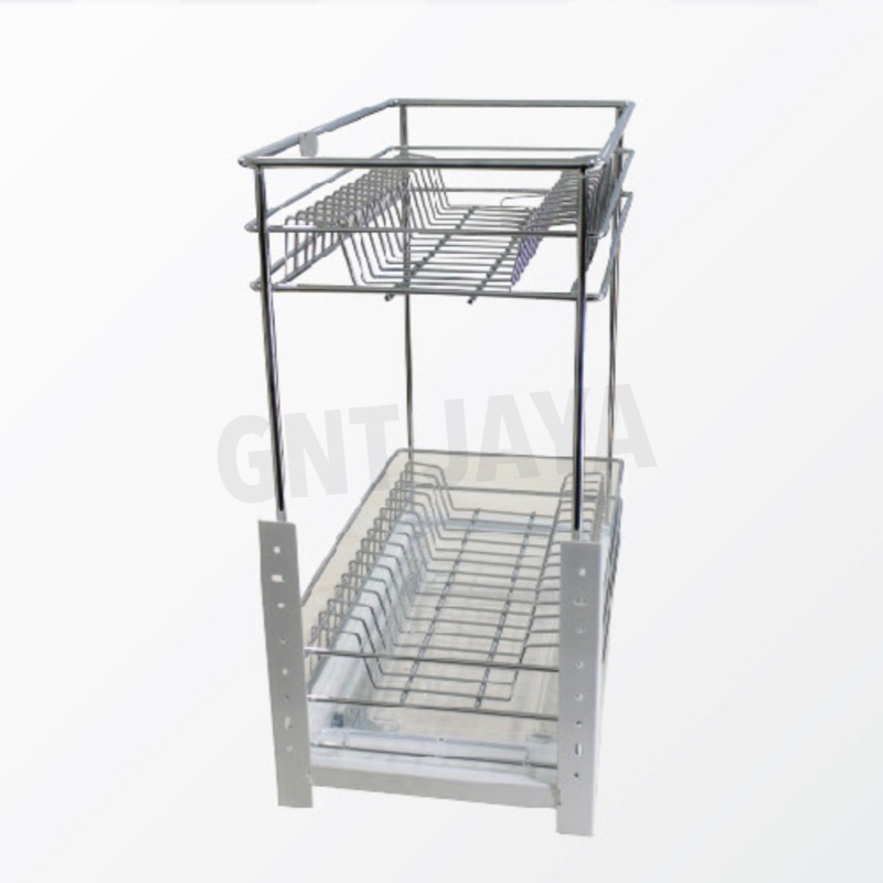 Rak piring double TWIN 24056dr 23056dr chrome krom TACO HW 023i iron 023ss stainless steel tempat ma