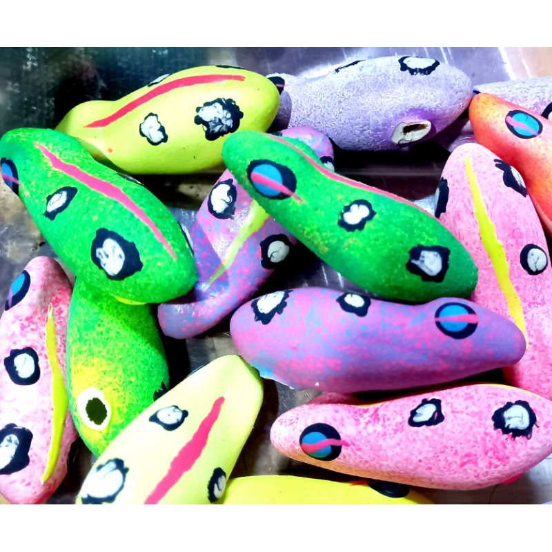 Body soft frog/cangkang soft frog model slim dari  Bw lure ukuran 5.0 cm