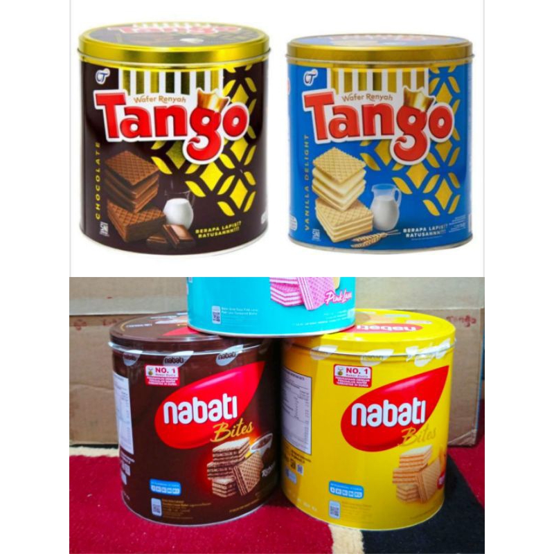 

Wafer tango kaleng 287grm exp 2025 (promo) diskon