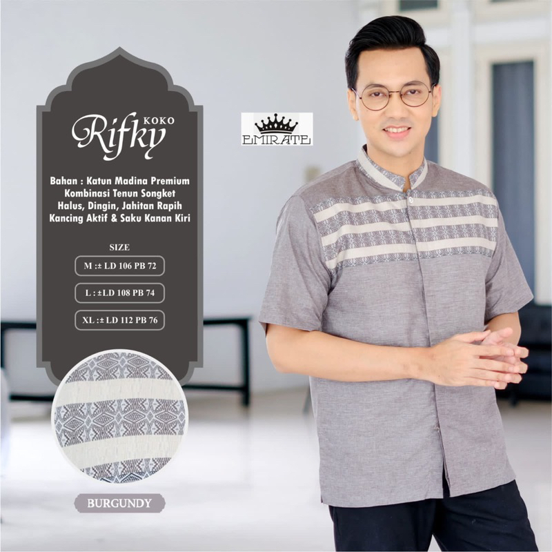 koko rifky baju koko pria baju muslim pria baju muslim pria motof baju koko pria motif