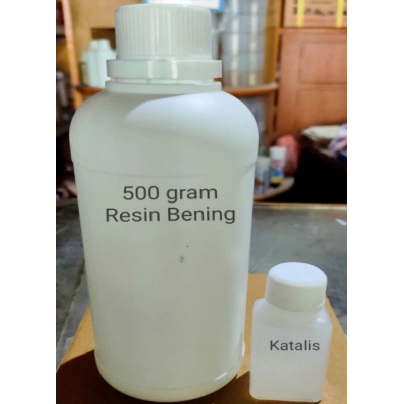 Resin bening dan katalis
