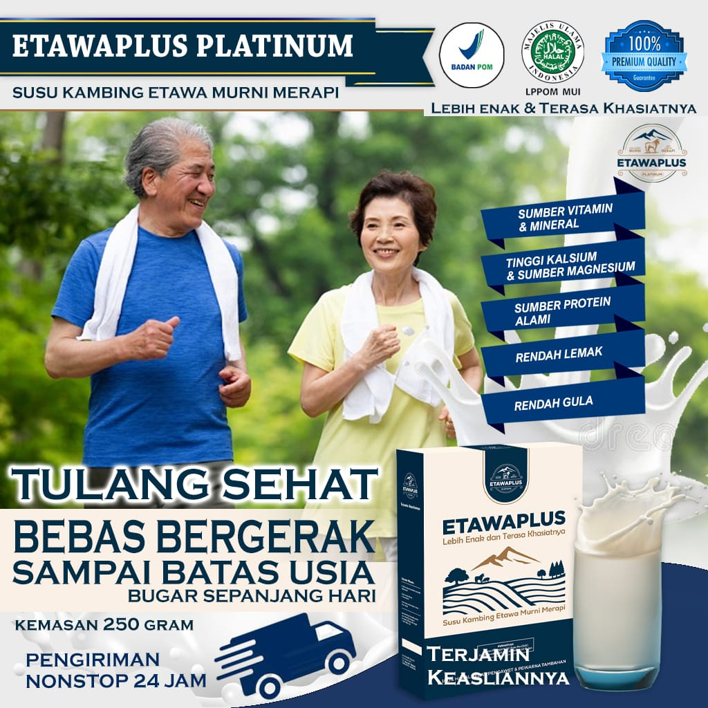 

Etawaplus Platinum Susu Kambing Etawa isi 250gram