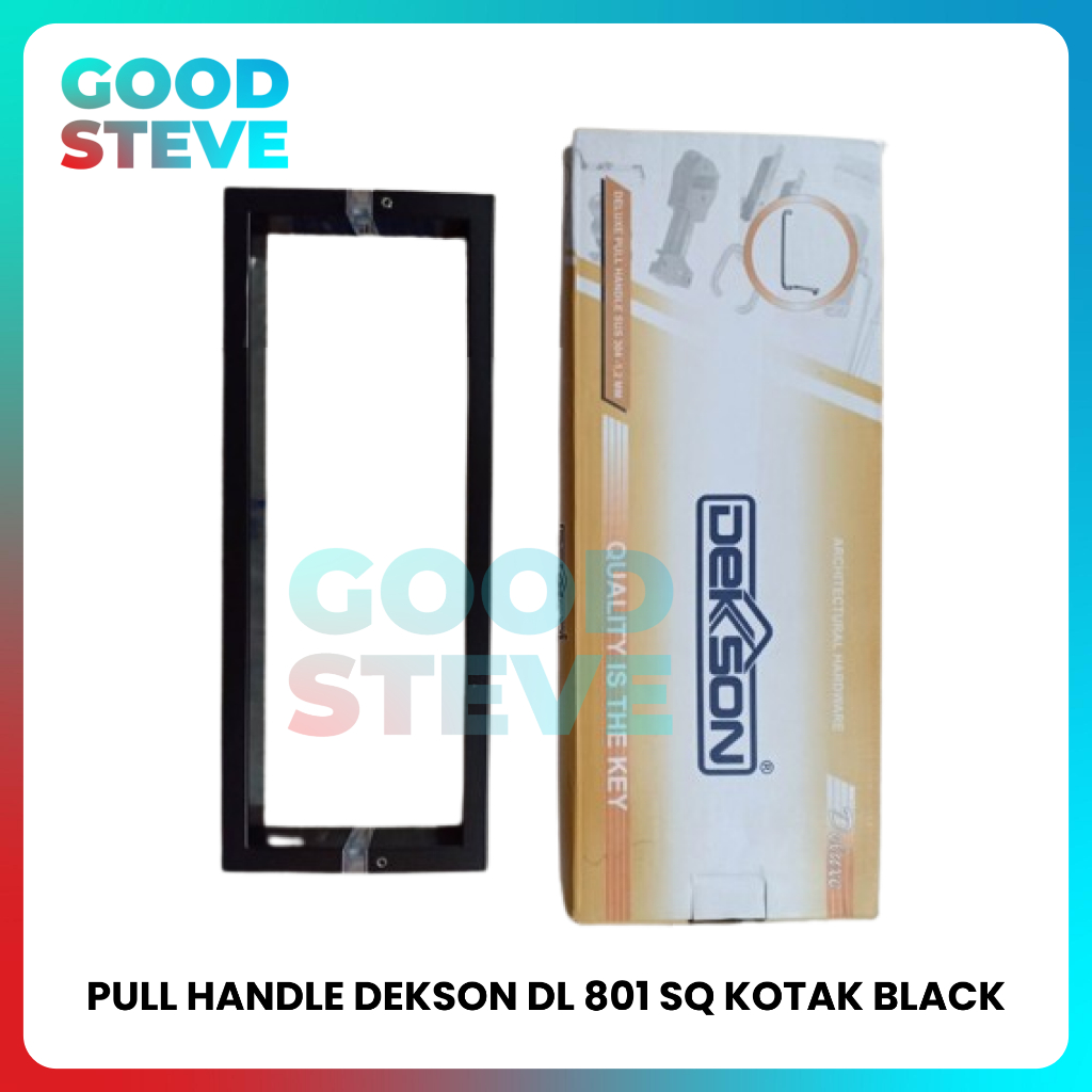 PULL HANDLE DEKSON DL 801 SQ KOTAK BLACK