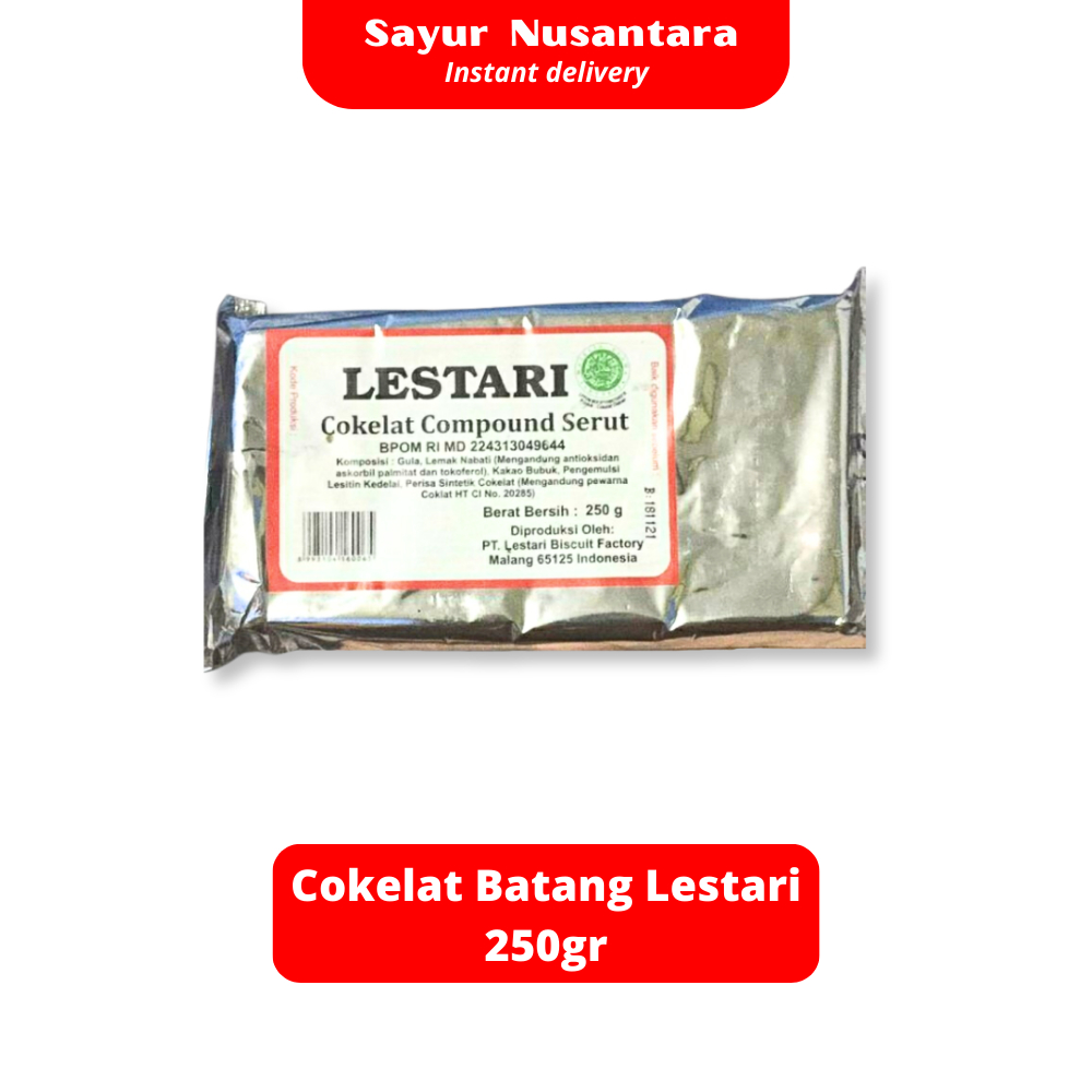

Cokelat Batang Lestari 250gr - Sayur Nusantara