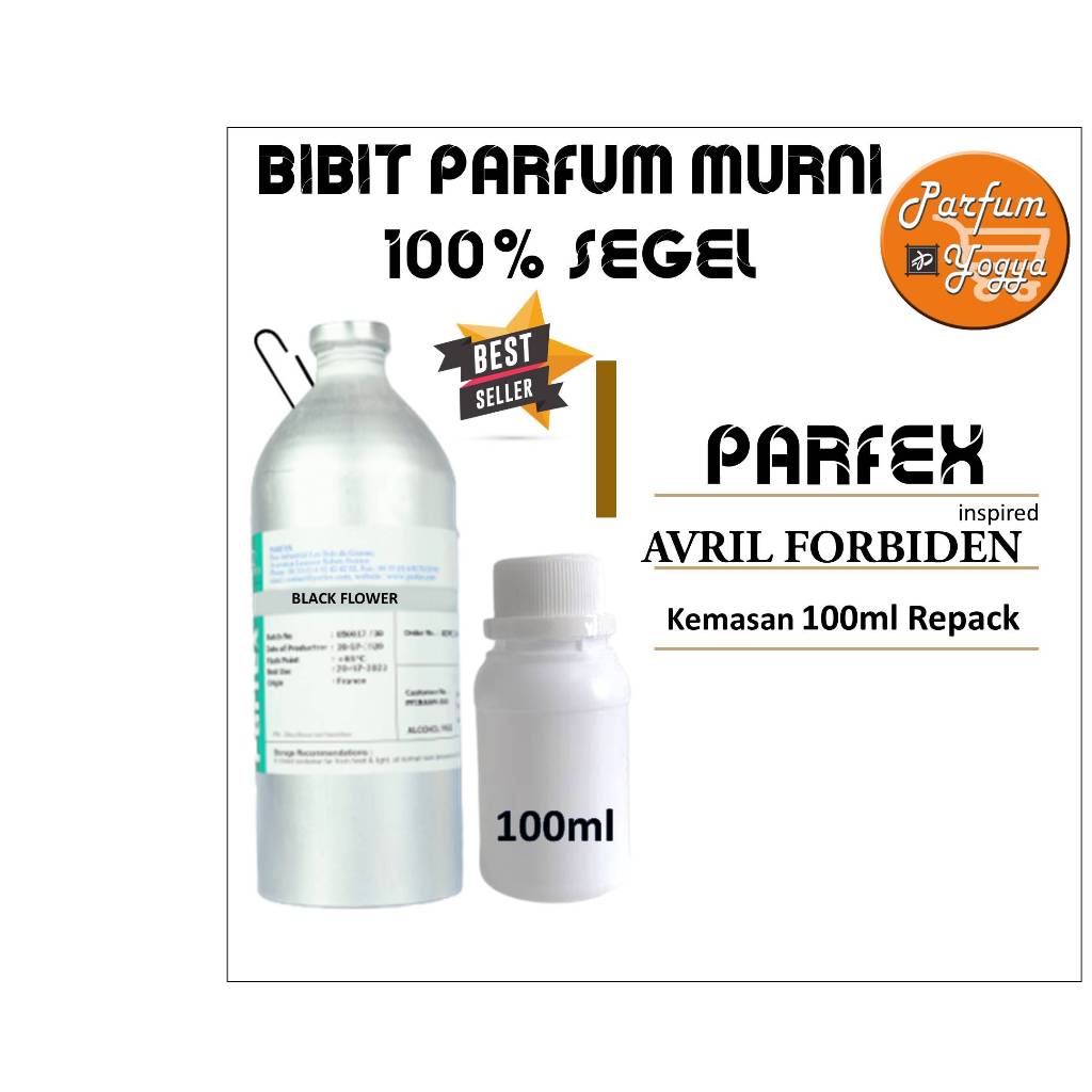 BIBIT PARFUM MURNI PARFEX AVRIL FORBIDEN 100 ML | AVRIL FORBIDDEN | BEST SELLER