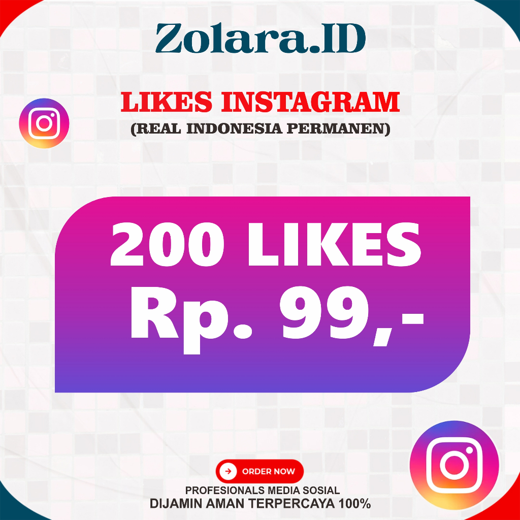 LIKES INSTAGRAM 200 LIKES CUMAN 99 RUPIAH PERMANEN