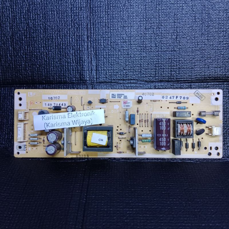 SHARP LC-32LE100M SECOND ORIGINAL SPAREPART TV - POWER SUPLAI POWER SUPLAY POWER SUPPLY REGULATOR PS
