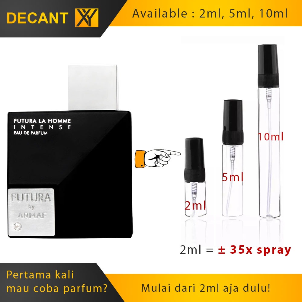 Decant Armaf Futura La Homme Intense for Men EDP 2ml 5ml 10ml