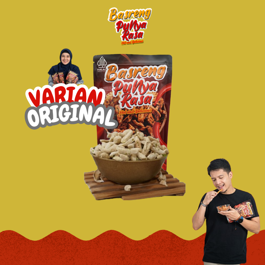 

Basreng Punya Rasa Original Stik Baso Keripik Renyah Gurih