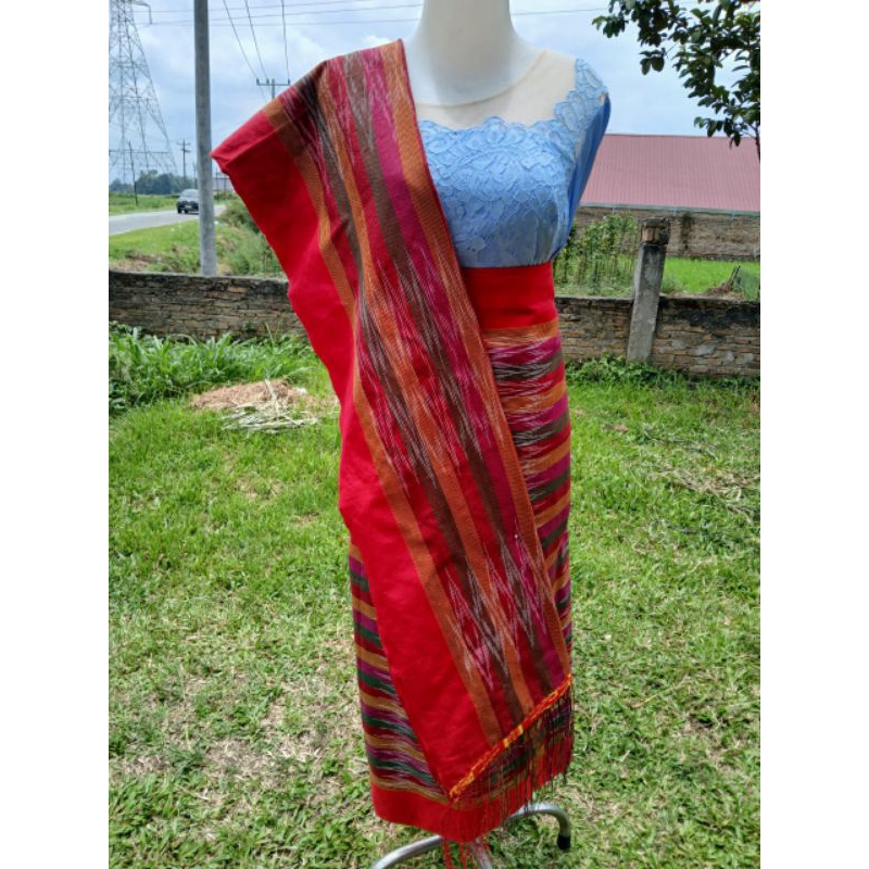 SONGKET HARUNGGUAN TOBA SARUNG TENUN BATAK  SONGKET PAKAIAN PESTA ADAT WANITA BATAK
