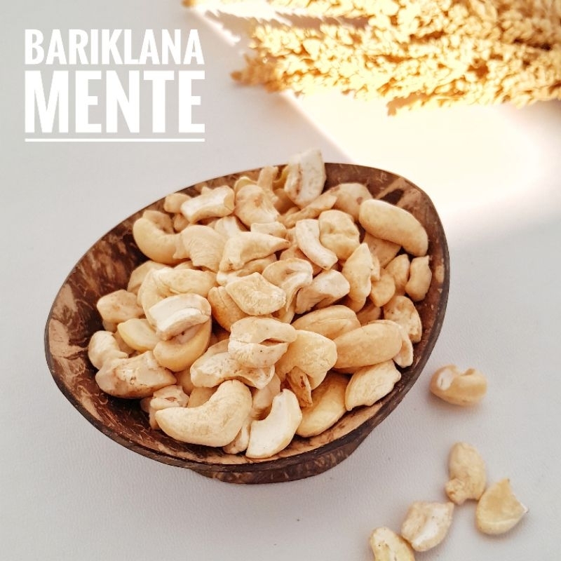 

BARIKLANA17 - KACANG MENTE BELAH 4 / PECAHAN MENTAH KEMASAN PLASTIK 500GR & 1000GR