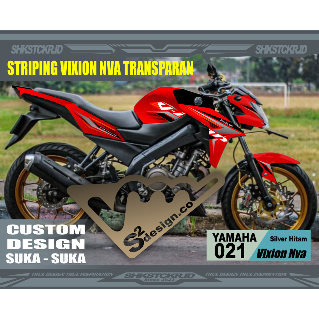STRIPING VIXION NVA TRANSPARAN UV TINTA PUTIH GRAFIS