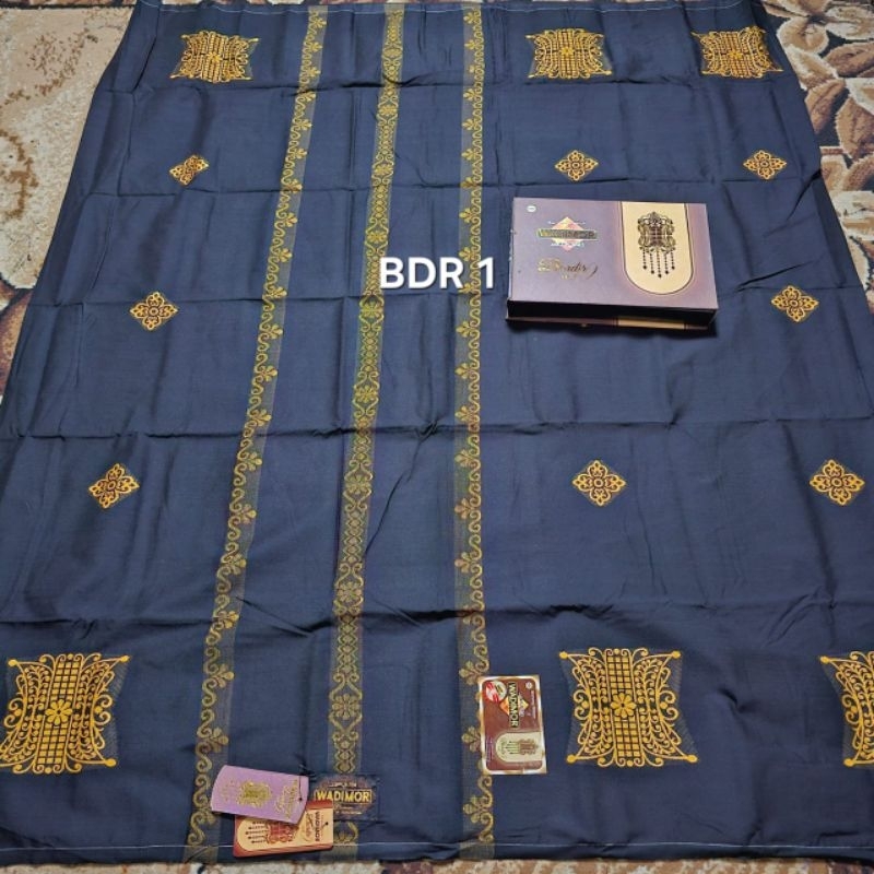 Sarung wadimor timbul songket bordir