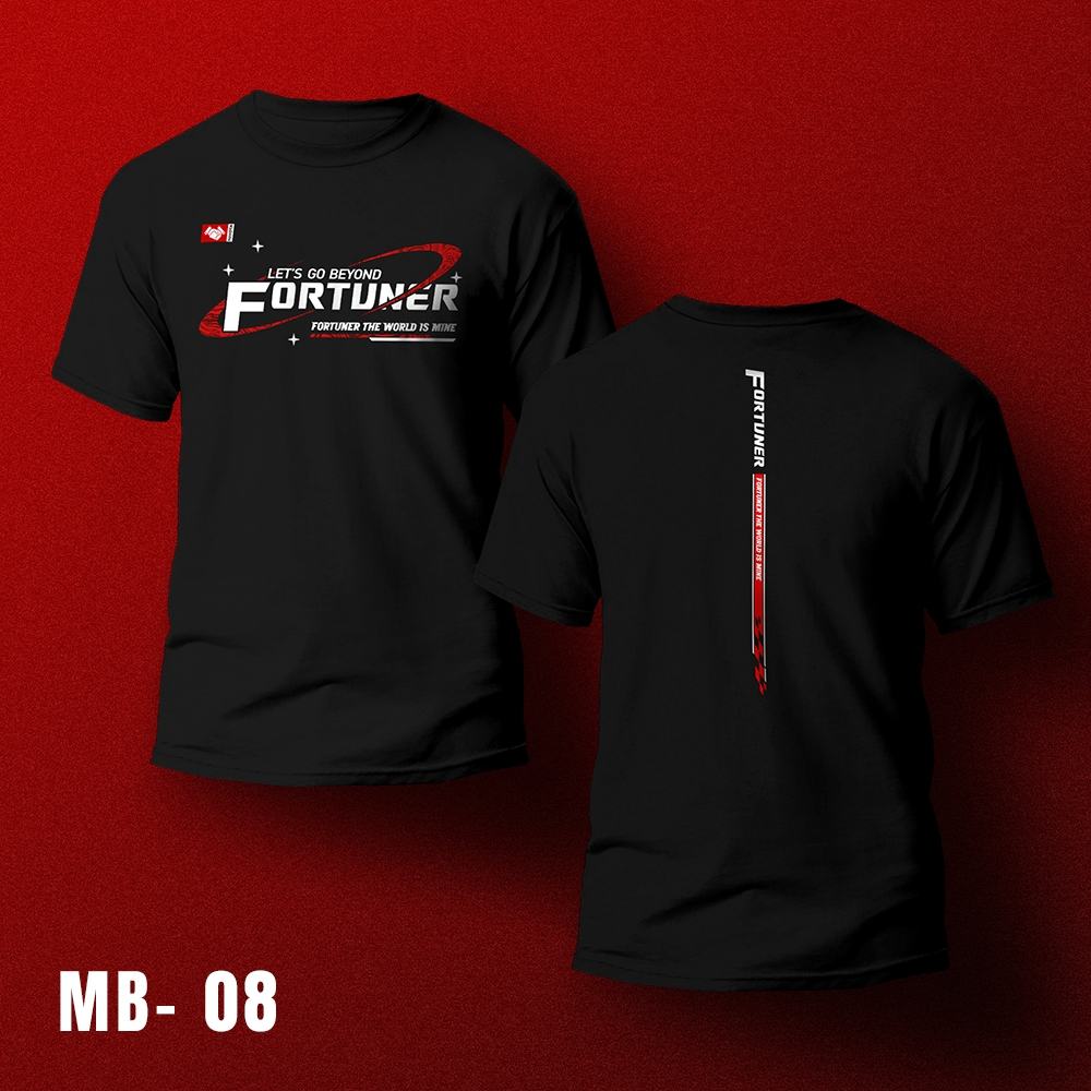 KAOS MOBIL TOYOTA FORTUNER / Kaos Toyota Fortuner / Kaos Distro / Baju Mobil / Kaos Mobil / Baju Toy