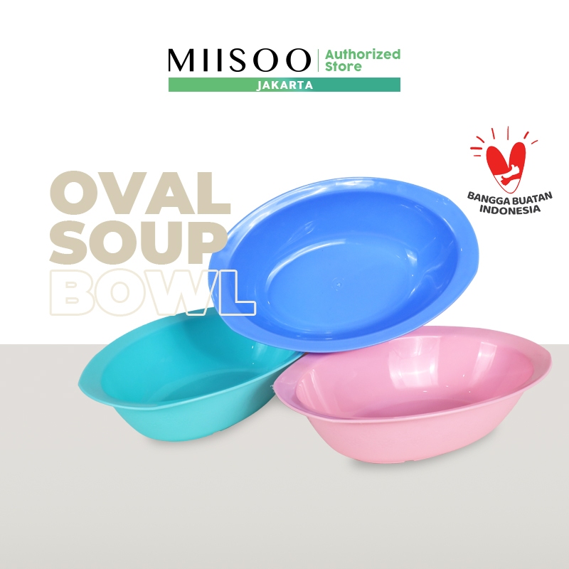 PROHEMAT Mangkok Perahu Plastik/Mangkok Sayur/Mangkok Sayur Plastik/Mangkok Sup/Mangkok Plastik