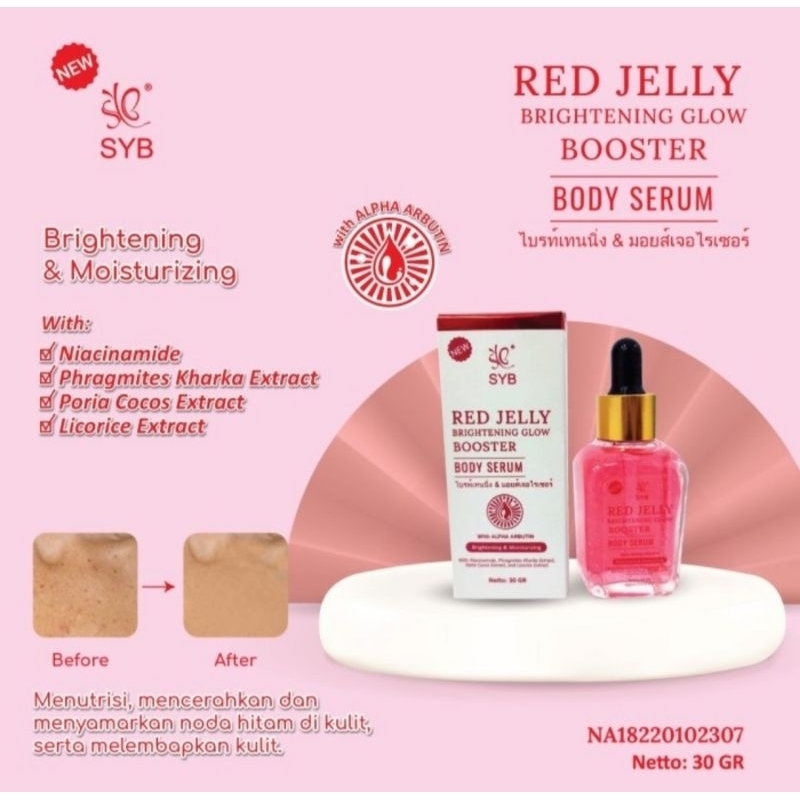 SYB BODY SERUM BOOSTER RED JELLY GLOW BRIGHTENING 30ML