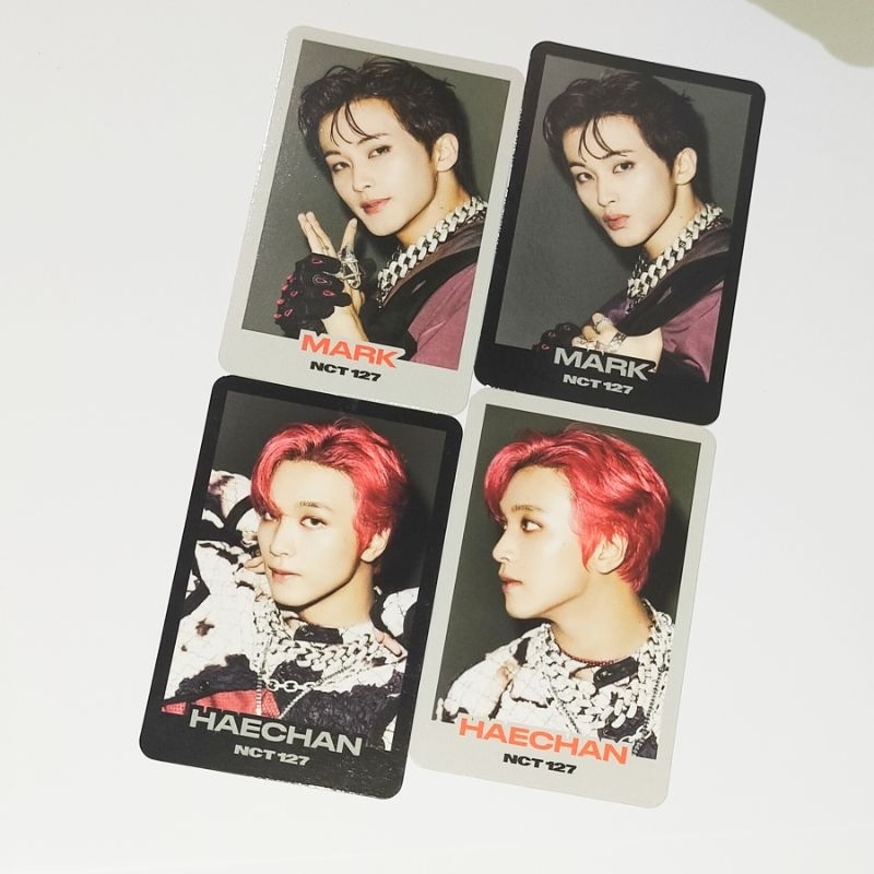Photocard Official Haechan Mark Tc Konsep 2 Baddies set