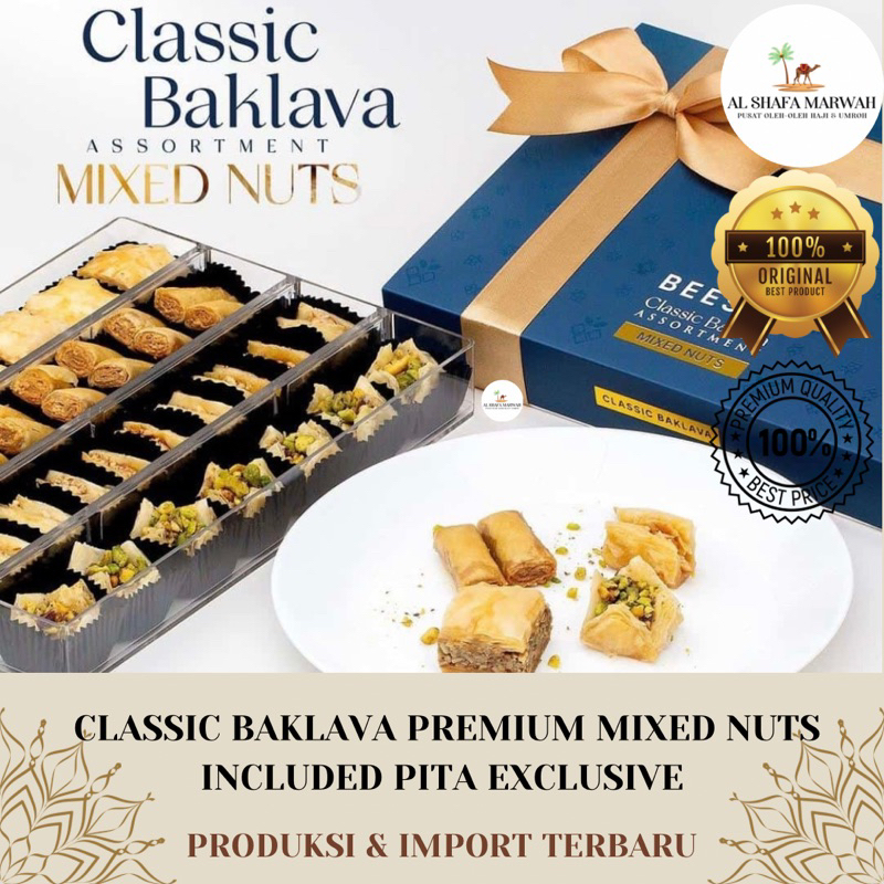 

Beesan Baklava Premium Excellence | Baklava Classic Premium | Hampers Baklava | Beesan Baklava