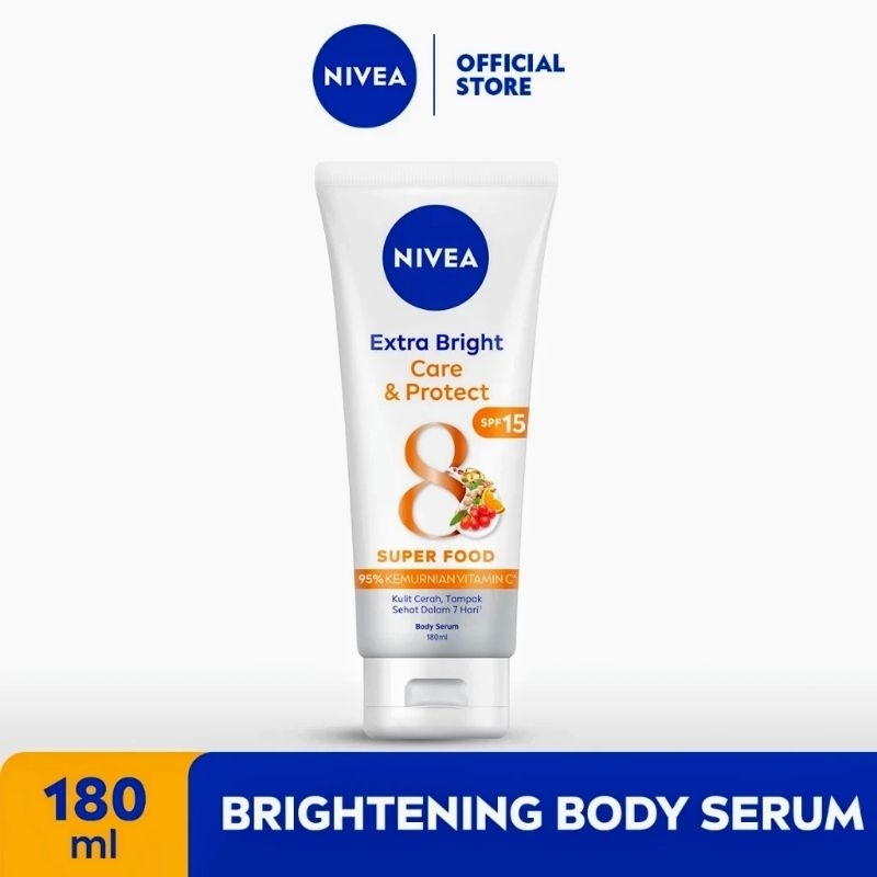 NIVEA Body Serum Extra White Care & Protect 180 ML | Nivea Care & Protect New | Nivea Body Serum