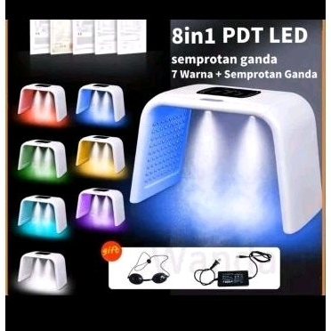 alat facial Pdt uap LED 8in1