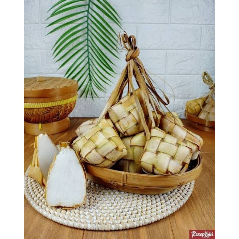 Ketupat matang - kupat asak - ketupat lebaran - ketupat bandung