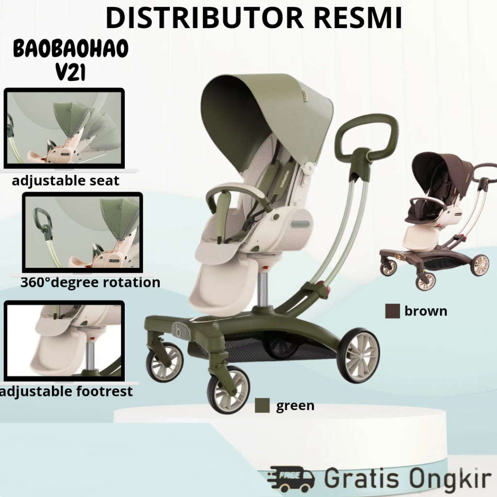 BABY STROLLER MAGIC MICRO TRIKE BAOBAOHAO V21 KERETA DORONG ANAK BISA HADAP 2 ARAH